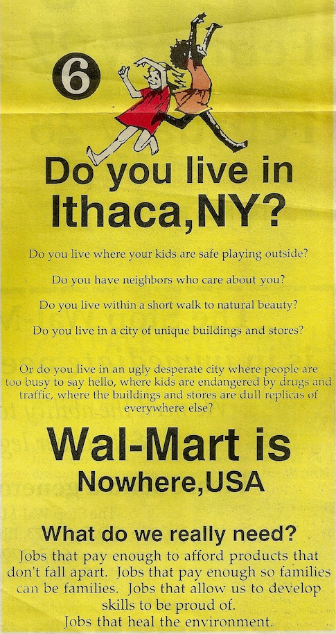 walmart do you live in ithaca?
